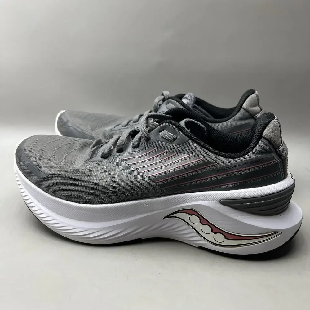 Saucony Endorphin Shift 3 Running Shoes Women Size 8.5 Gray Comfort Low Sneakers